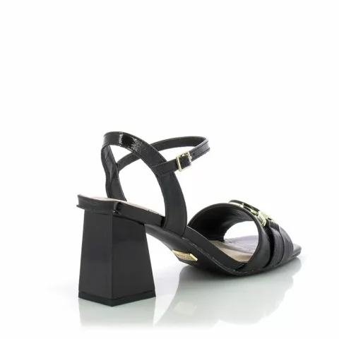 Дамски Сандали На Ток DONNA ITALIANA – 11659-652-665 BRINDISI VZ FRENCH BLACK — снимка 2