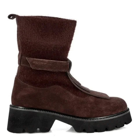 Дамски Равни Боти CARLO FABIANI – 277-24207 BROWN SUEDE