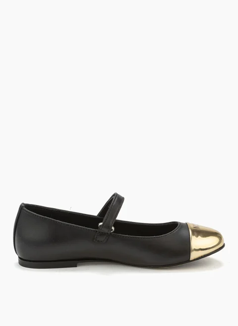 Балеринки с контрастен детайл Nº21 Kids — снимка 4