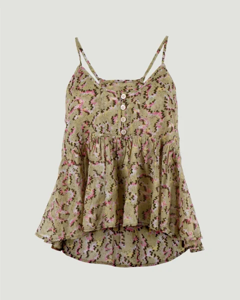 Lihretta Top in Khaki