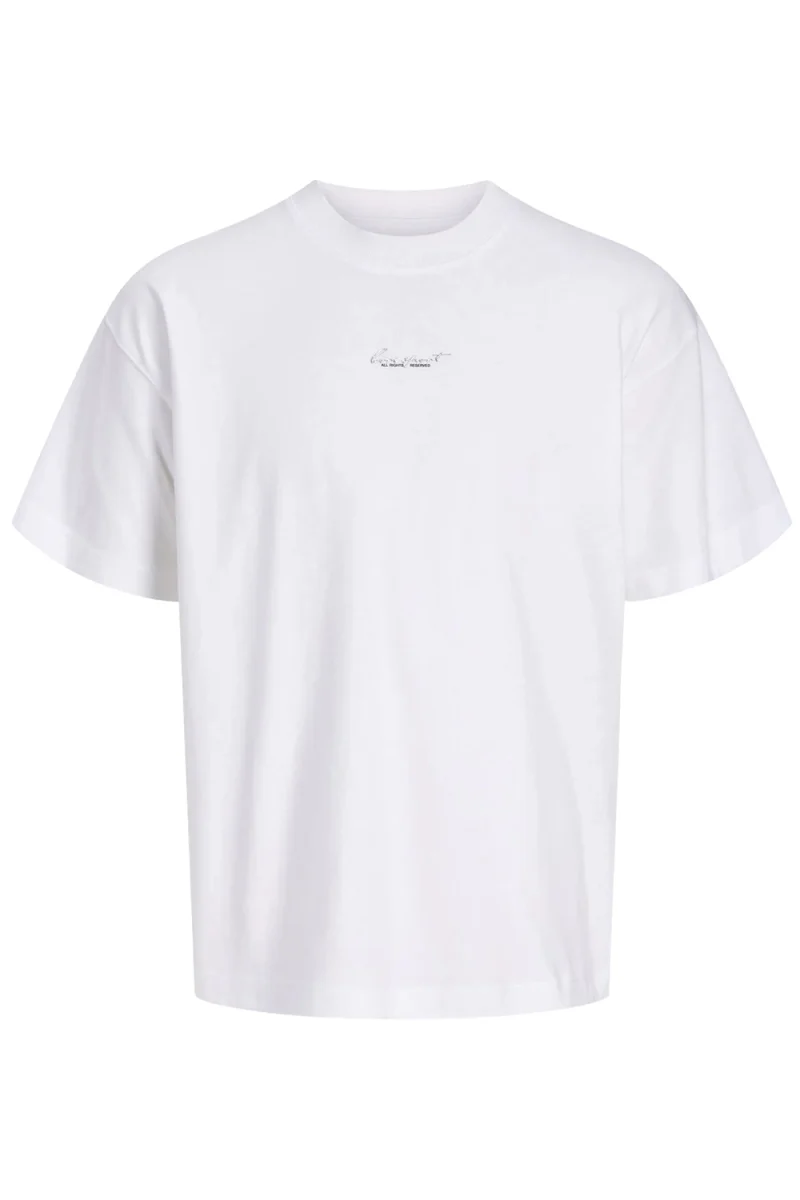 T-Shirt Jcomineral Silver Chrome Ss Crew 12292906 11-0601 TCX bright white