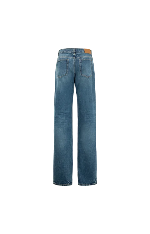 Straight-Leg Nico Jeans in Blue — снимка 2