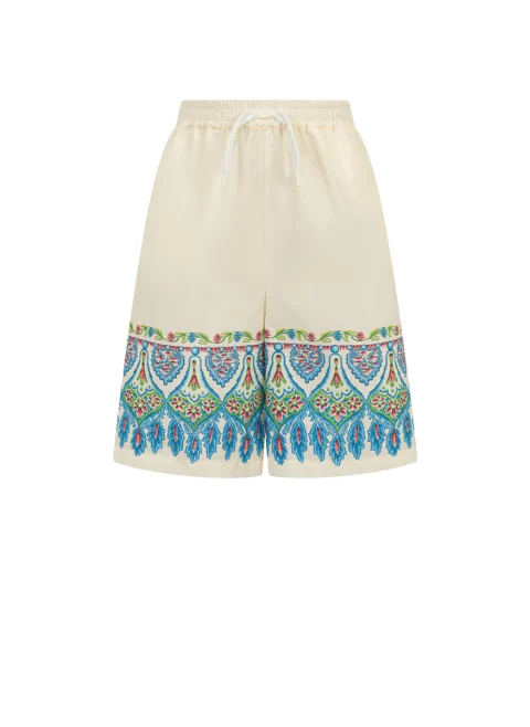 Къс панталон с 'Paisley' принт Etro Kids