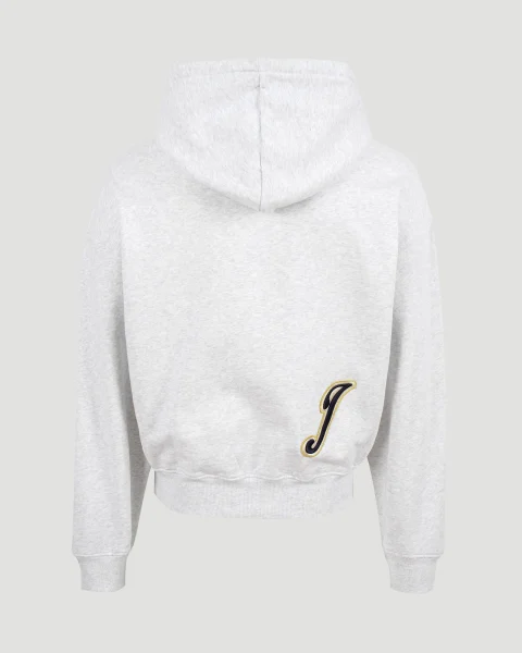 The Gio Varsity Hoodie in Grey — снимка 2