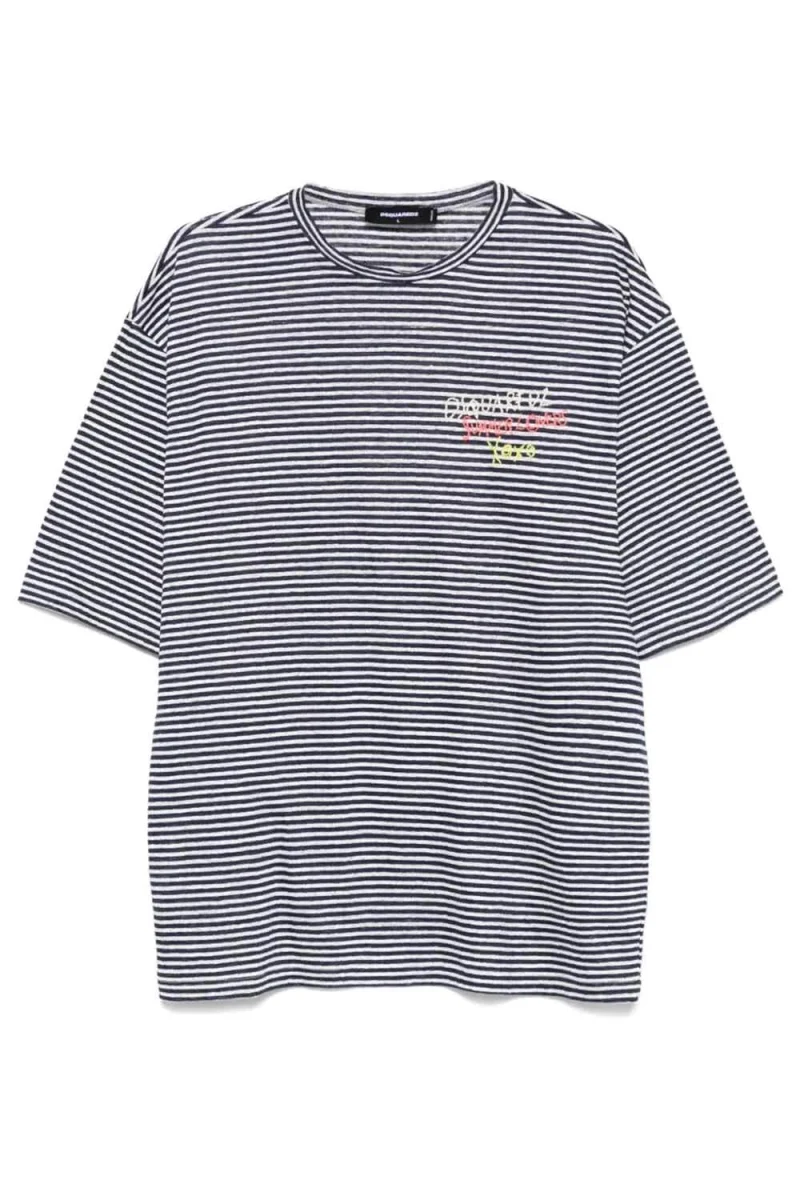 T-Shirt S78GD0104S23601 001F white - blue