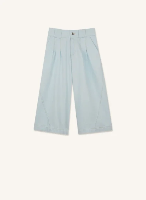 Деним 'Wide-leg' Lanvin Kids