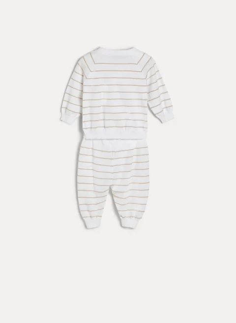 Комплект от фино плетиво 'Bernie' Brunello Cucinelli Kids — снимка 2