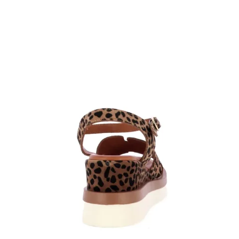 Дамски Сандали На Платформа CARLO FABIANI – 030-312-2823 LEOPARD — снимка 2