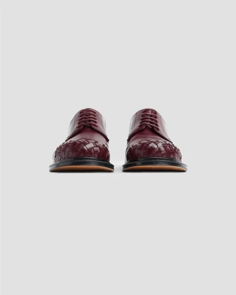 James Lace-Up Shoe in Burgundy — снимка 2