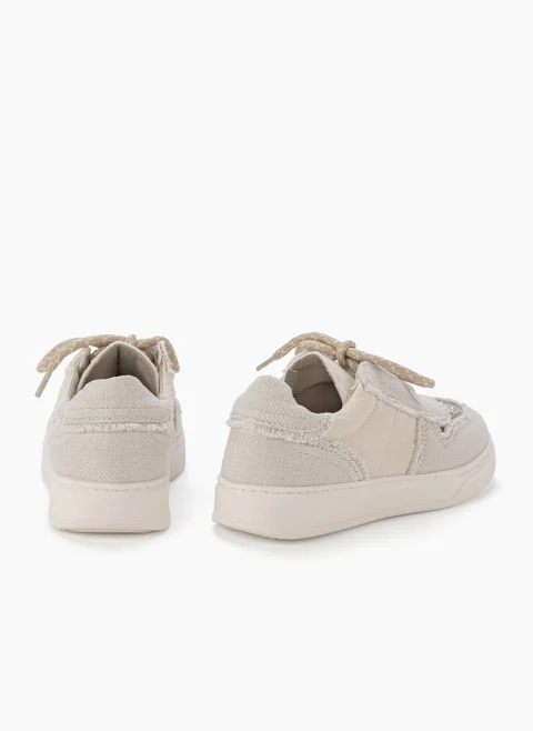 Кецове с лен Brunello Cucinelli Kids — снимка 3