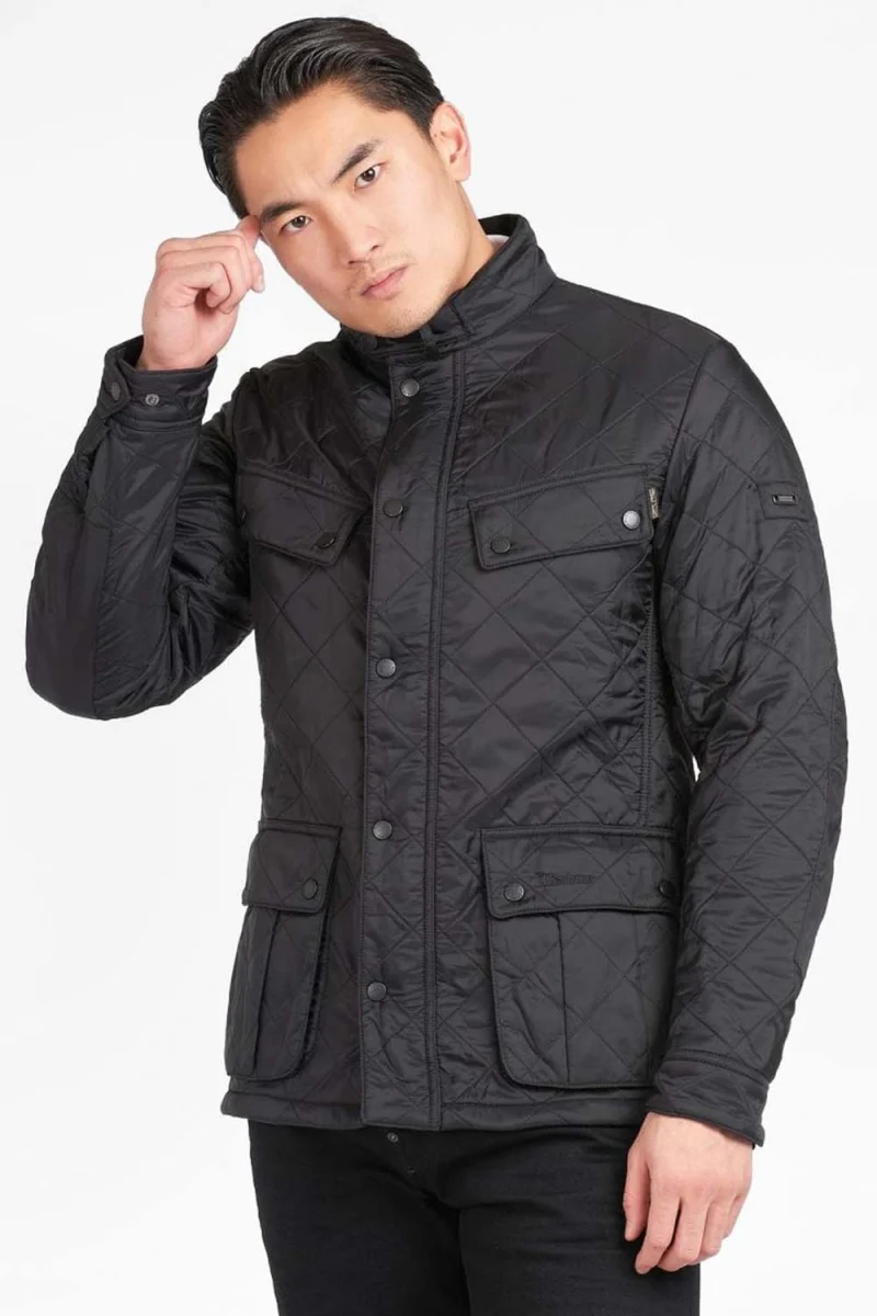 Яке Ariel Polarquilt (Tr) MQU0365 bk91 black/turf — снимка 2