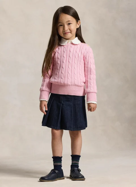Пуловер 'Cable-Knit' Ralph Lauren Kids 2-6 — снимка 3