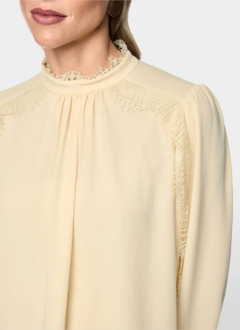 Блуза с дантела Marc Cain Collections — снимка 11