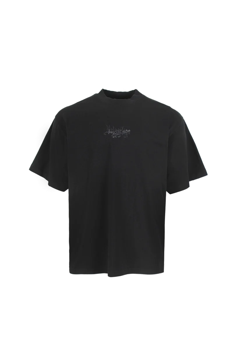 Sketchy Medium Fit T-Shirt in Black