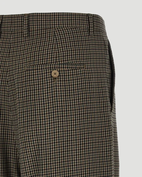 Large Tailored Pants in Khaki/brown — снимка 2