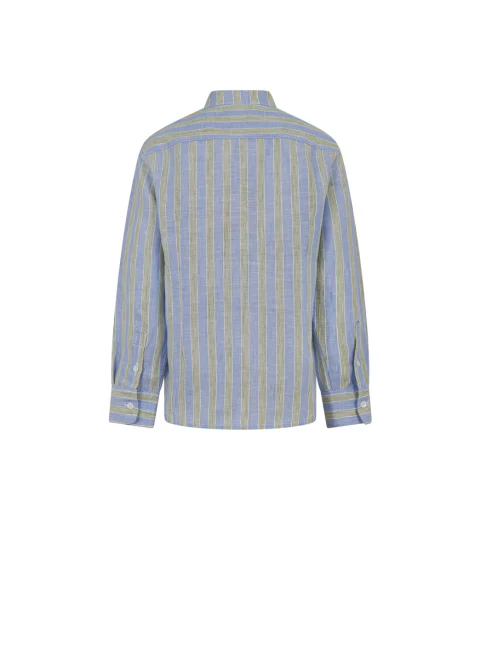 Раирана риза от лен Etro Kids — снимка 2