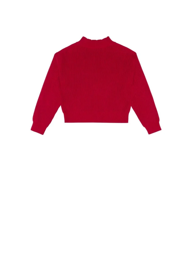 Пуловер с лого бродерия Moschino Kids — снимка 3