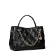 Дамска черна чанта SMALL FLEMING CARRYALL TORY BURCH — снимка 3