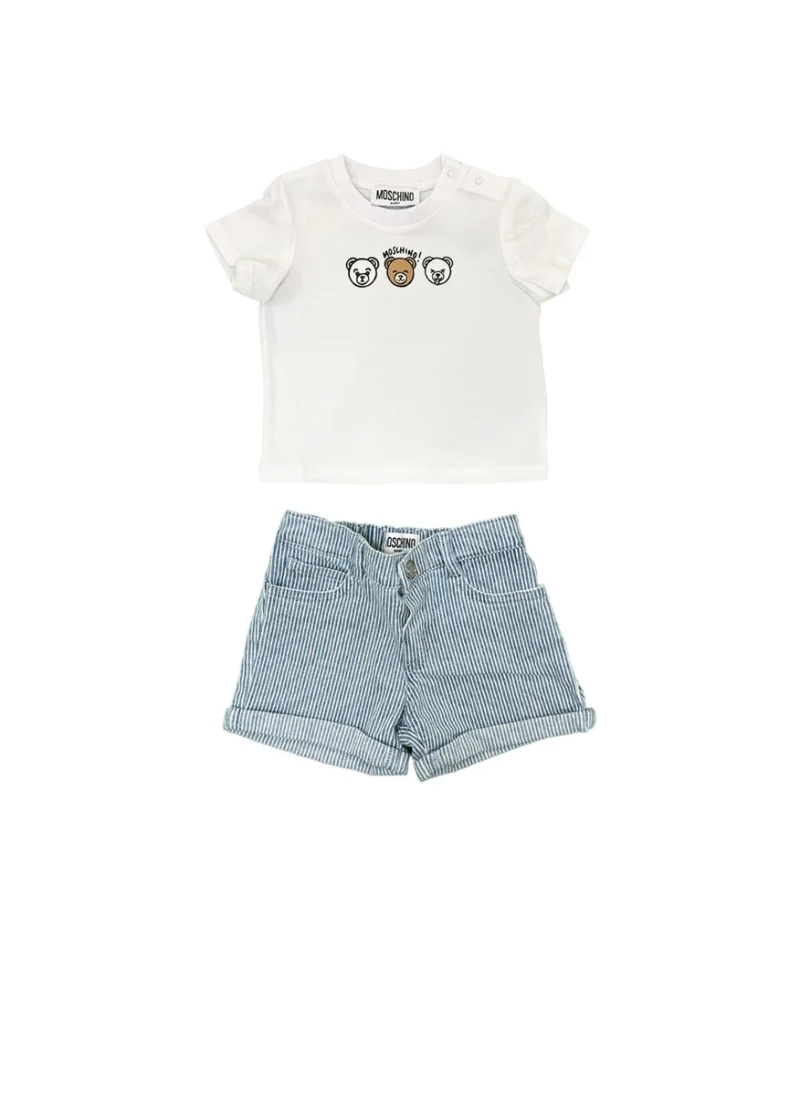 Комплект с 'Teddy Bear' мотив Moschino Kids