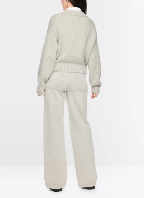Пуловер от вълна и алпака Marc Cain Collections — снимка 3