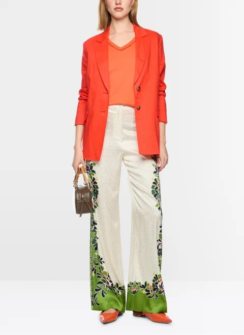 Сако с лен Marc Cain Collections — снимка 13
