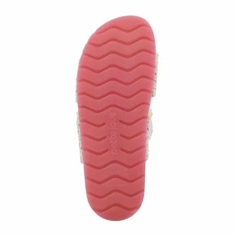 Дамски Плажни Чехли PETITE JOLIE – PJ7315 KNIT FLAT OFF WHITE — снимка 4