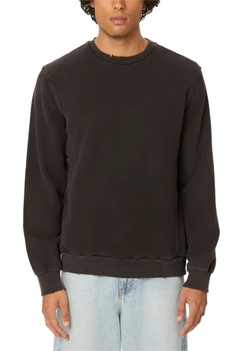 Суичър Regular With Destroys DLMC000136 vintage black