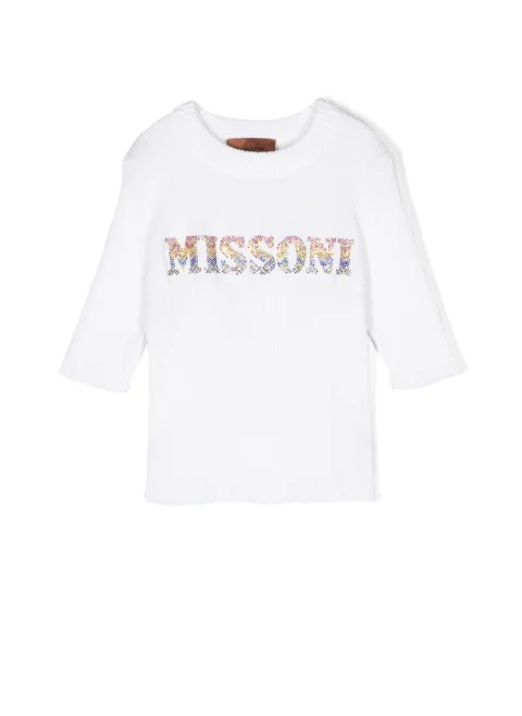 Рипсена блуза 'Crystal-Embellishment' Missoni