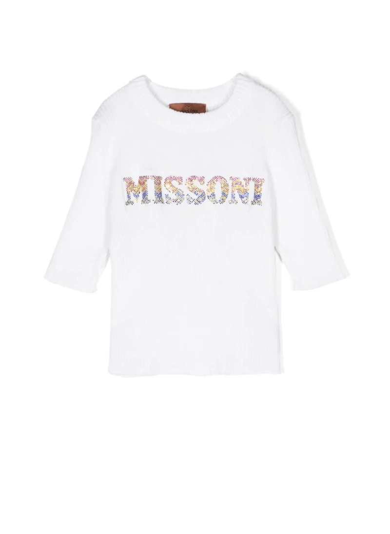 Рипсена блуза 'Crystal-Embellishment' Missoni