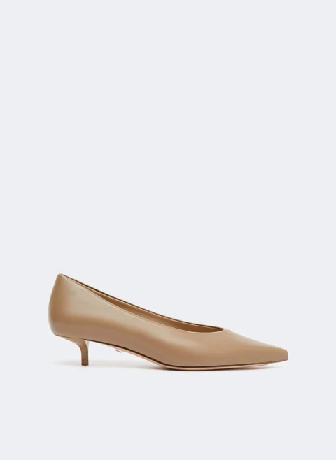 Кожени обувки на ток Max Mara Mxabeati