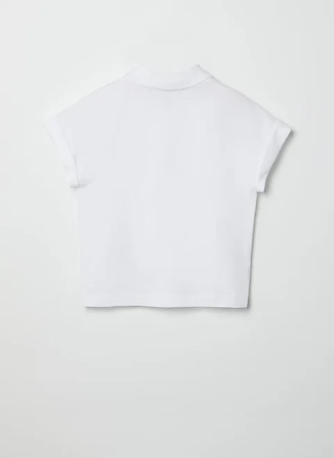 Полошърт с пайети Brunello Cucinelli Kids 8-10
