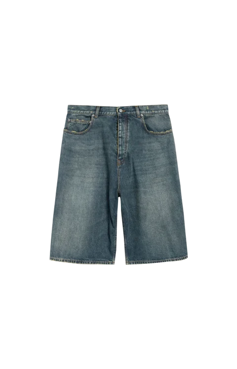 Denim Bermuda in Vintage Blue
