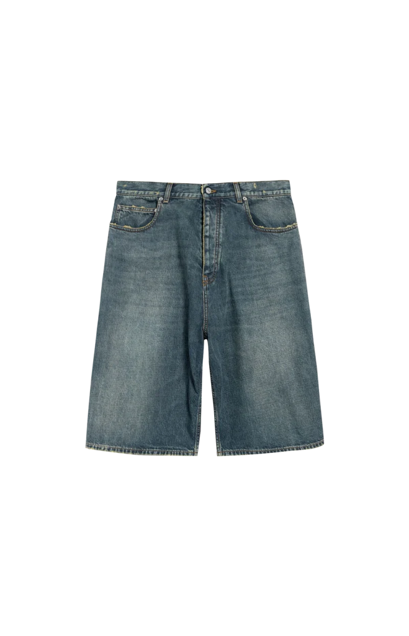 Denim Bermuda in Vintage Blue