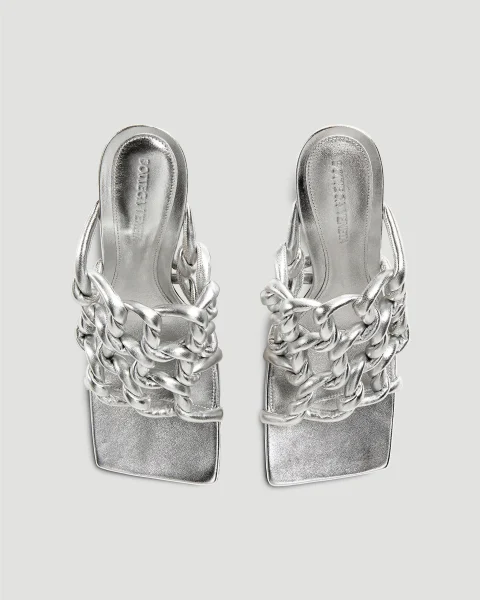 Stretch Mule in Silver — снимка 7