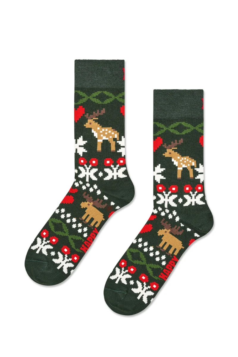 Чорапи Fair Isle Reindeer Love P006146 multicolor
