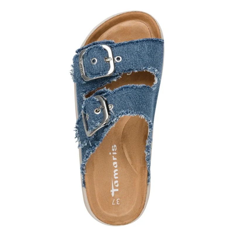 Дамски Чехли Комфорт TAMARIS – 1-27514-46-802 DENIM — снимка 5