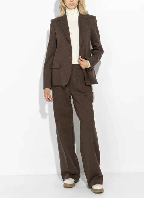 Едноредно сако с вълна Weekend Max Mara Wkdferoce