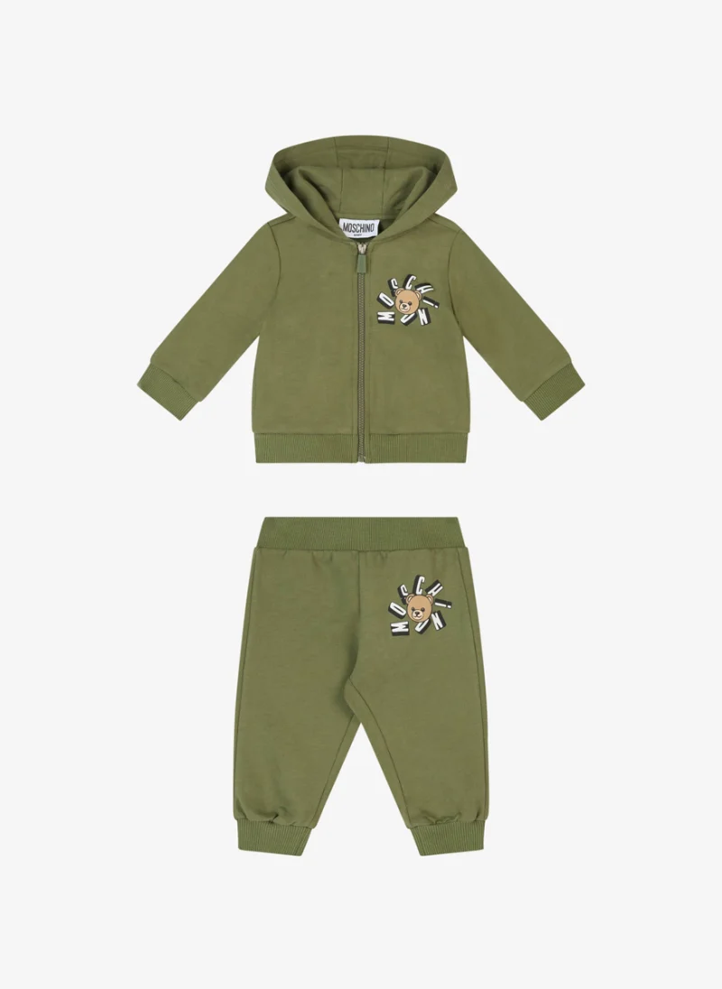 Спортен комплект с принт Moschino Kids