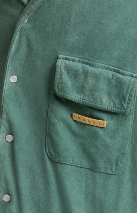Suede Shirt with Pockets — снимка 2