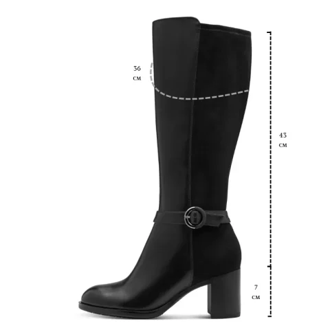 Ботуши На Ток TAMARIS – 1-25512-45-001 BLACK — снимка 7