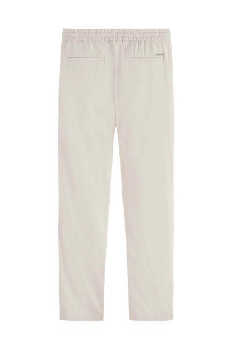 Панталон Warren Twill Jogger 179180 SC100 off white — снимка 2