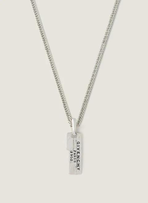 Колие в висулка Tape Givenchy — снимка 4