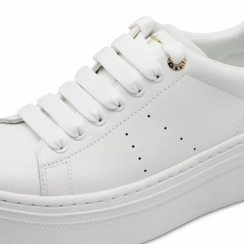 Дамски Сникърс TAMARIS – 1-23755-45-118 WHT/CHAMPAGNE — снимка 4