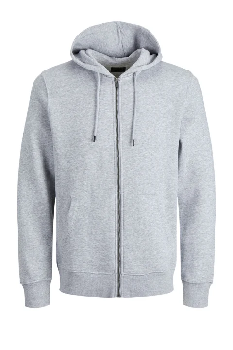 Жилетка Jjestar Basic Sweat Zip Hood 12210830 BS000086 light grey melange