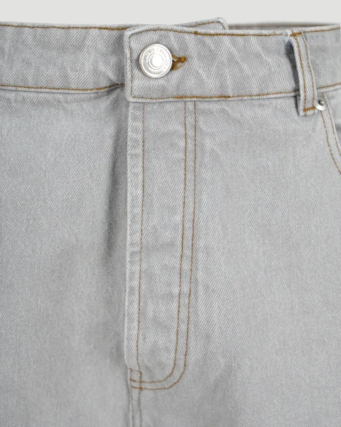 Loose Fit Jeans in Grey — снимка 4