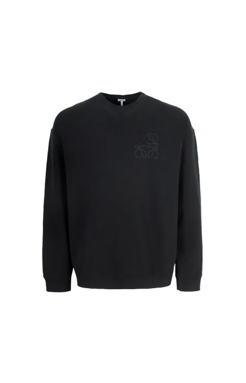 Anagram-Detail Cotton Sweatshirt