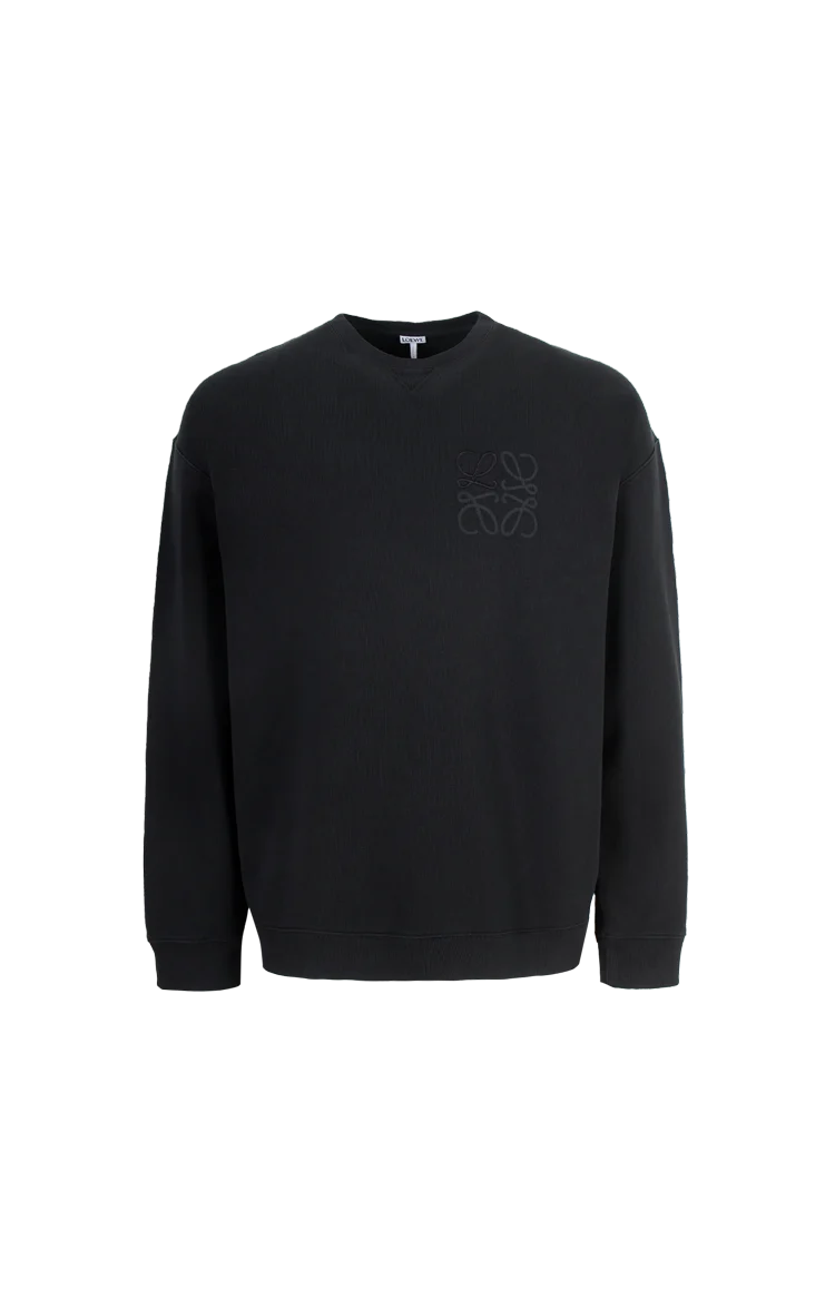 Anagram-Detail Cotton Sweatshirt