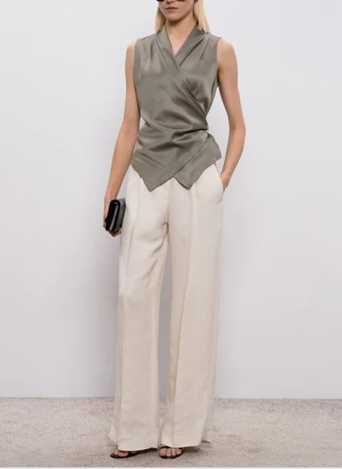 Елек от коприна Brunello Cucinelli