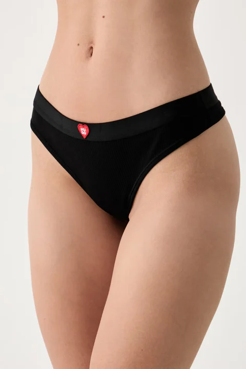 Бельо Hugo Heart Thong 10251623 01 50566784 001 — снимка 2