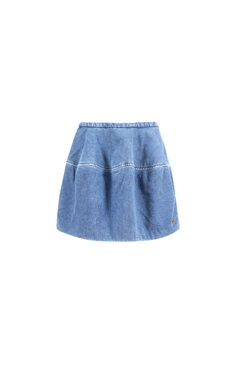 Loewe Blue Balloon Skirt in Denim
